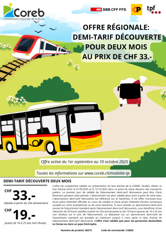 Abonnement demi-tarif découverte