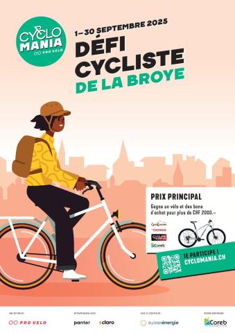 Flyer défi cycliste